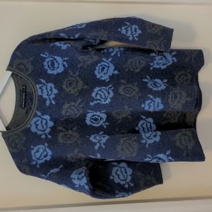 Gudrun Sjoden Adele sweater. Sz S. Blue. Wool and Cotton